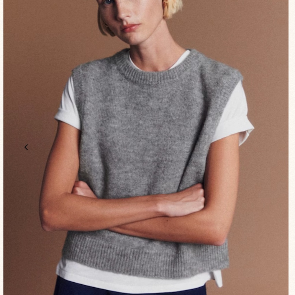 Sezane Samuel Jumper- Moltted Grey